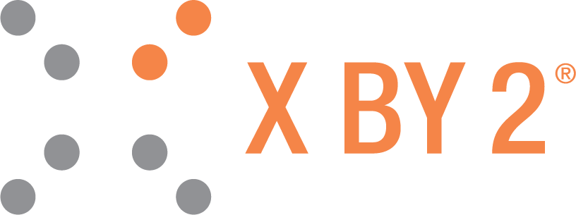 X by 2 logo