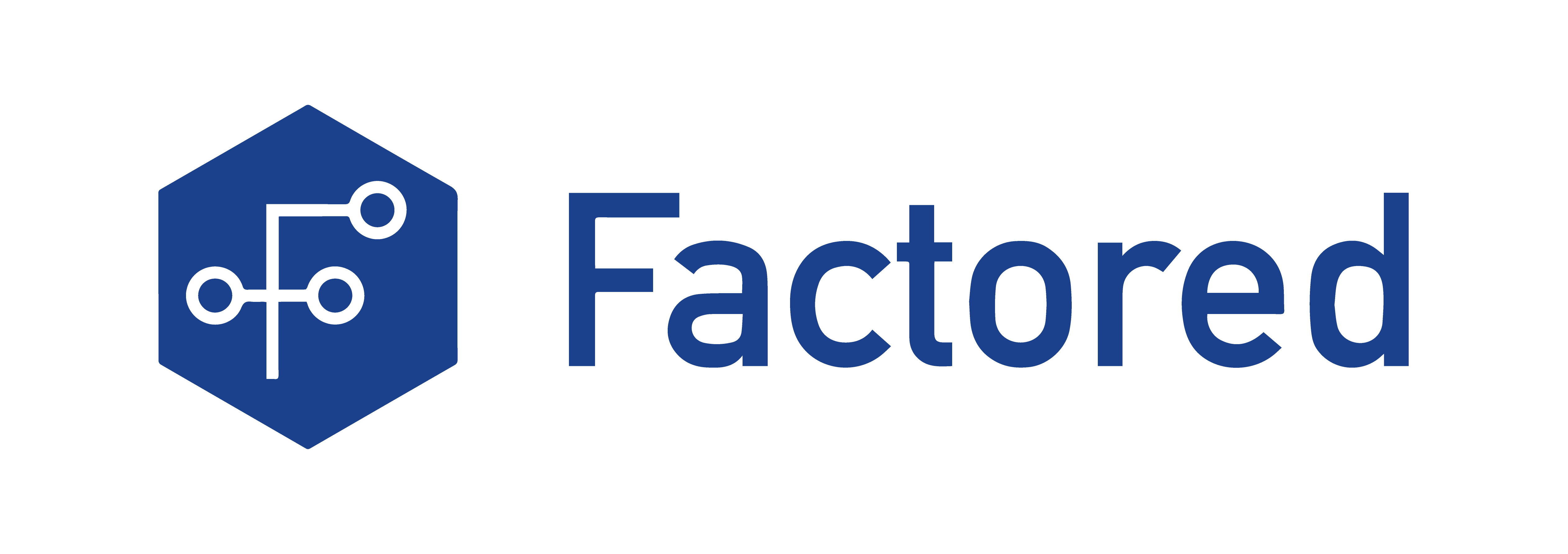 Factored logo