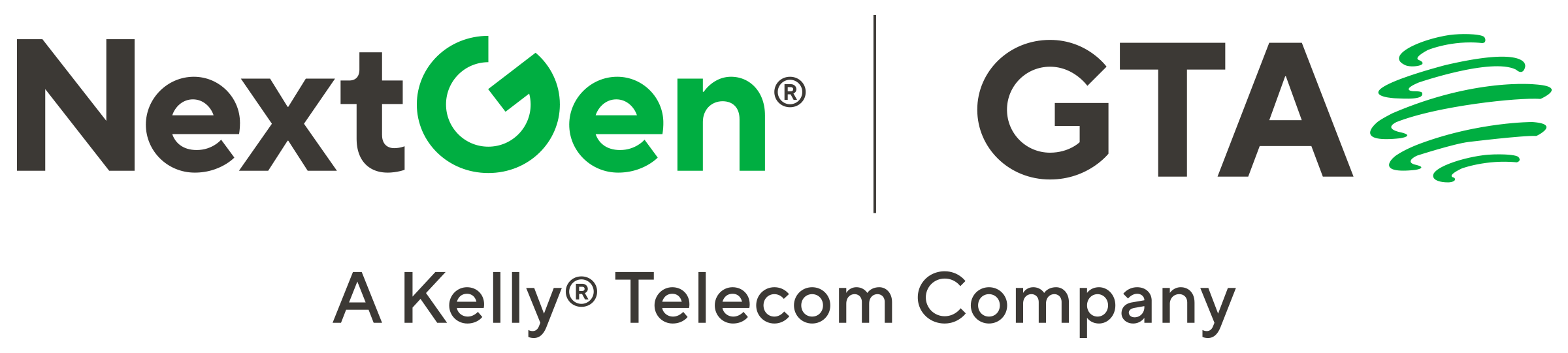 NextGen and GTA - A Kelly Telecom Company logo