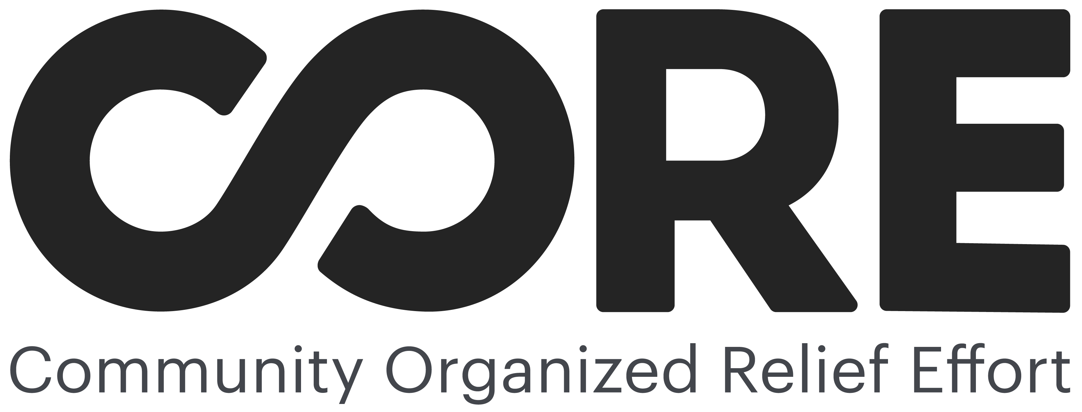 CORE Community Organized Relief Effort logo